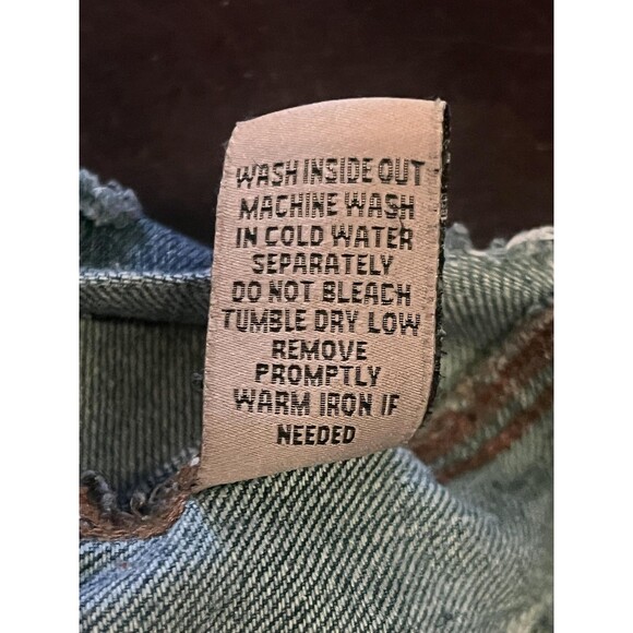 Highway Jeans Jacket Womens 2X Distressed Cropped Raw Hem Trucker VD703E1MCK - Picture 9 of 9